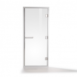 Дверь для турецкой бани Tylo 60G (778х1870мм) белый профиль, стекло бронза