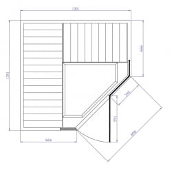 Инфракрасная сауна Tylo Tylosand INFRA CABIN T870H GREY