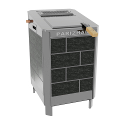 Электрическая паротермальная печь Инжкомцентр ВВД «ПАРиЖАР» Пироксенит BLACK 4.25 кВт