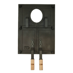 Чугунное перекрытие с дверцами Инжкомцентр-ВВД для печи Сударушка