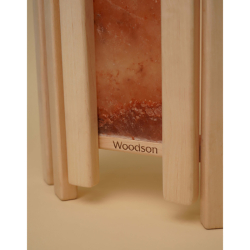 Абажур для бани Woodson Trio с гималайской солью, ольха