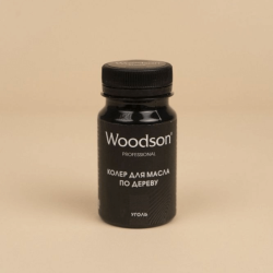Колер для масла по дереву Woodson, Уголь, 80мл