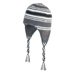 Шапка вязаная для бани Woodson Viking, 2 косички (серый)