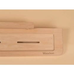Полка-подставка для ног с валиком Woodson, Ольха