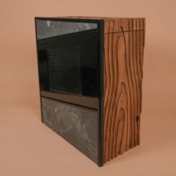 Обливное устройство Каскад 30, в облицовке Woodson N2, 30л