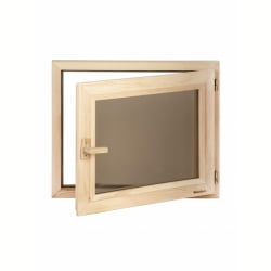 Окно Woodson стекло бронза 50x60 см, Ольха
