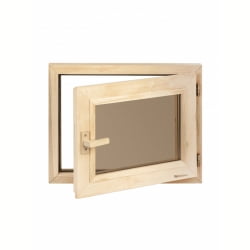 Окно Woodson стекло бронза 40x50 см, Ольха