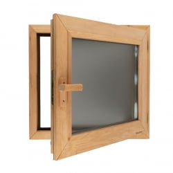 Окно Woodson PRO стекло GREY 50x50 см, Ольха