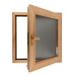 Окно Woodson PRO стекло GREY 60x60 см, Ольха