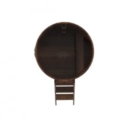 Купель Круглая Bentwood из морёной лиственницы Премиум 1,17 х 1,17 х 1,4 м