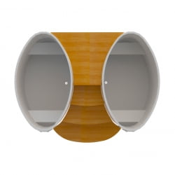 Подиум на две купели Bentwood 0,8х1,42 дуб натуральный