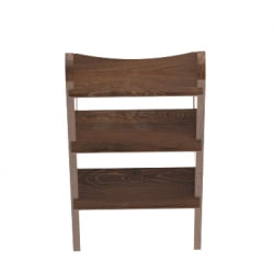 Лесенка для купели 3 ступени Bentwood дуб морёный