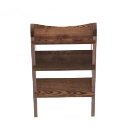 Лесенка для купели 3 ступени Bentwood лиственница морёная