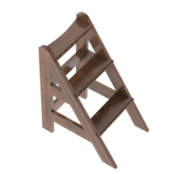Лесенка для купели 3 ступени Bentwood дуб морёный