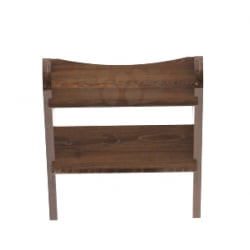 Лесенка для купели 2 ступени Bentwood дуб морёный