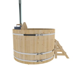 Купель BentWood Фурако из кедра D 1.8 (H 1.2/Стандарт) с внутренней печкой