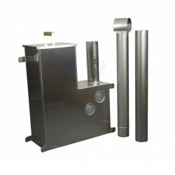 Купель BentWood Фурако из кедра D 2.1 (H 1.0/Премиум) с внутренней печкой