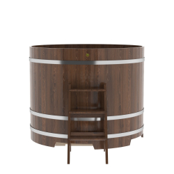 Купель Круглая Bentwood из морёного дуба 1,50 х 1,50 х 1,2 м