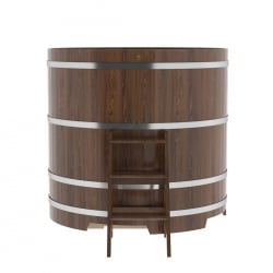 Купель Круглая Bentwood из морёного дуба 1,50 х 1,50 х 1,4 м