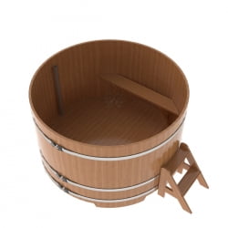 Купель Круглая Bentwood из натурального дуба 1,80 х 1,80 х 1,1 м