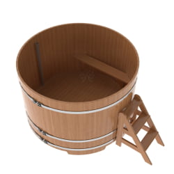 Купель Круглая Bentwood из натурального дуба 1,80 х 1,80 х 1,2 м