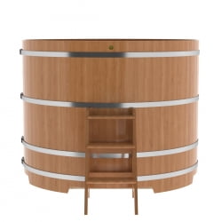 Купель Круглая Bentwood из натурального дуба 1,80 х 1,80 х 1,4 м