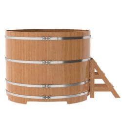 Купель Круглая Bentwood из натурального дуба 1,80 х 1,80 х 1,4 м
