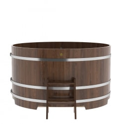 Купель Круглая Bentwood из морёного дуба 1,80 х 1,80 х 1,0 м