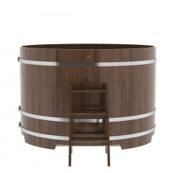 Купель Круглая Bentwood из морёного дуба 1,80 х 1,80 х 1,2 м