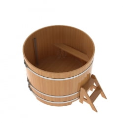 Купель Круглая Bentwood из натуральной лиственницы Премиум 1,50 х 1,50 х 1,1 м