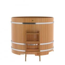 Купель Круглая Bentwood из натуральной лиственницы Премиум 1,50 х 1,50 х 1,2 м