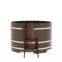 Купель Круглая Bentwood из морёной лиственницы Премиум 1,50 х 1,50 х 1,0 м