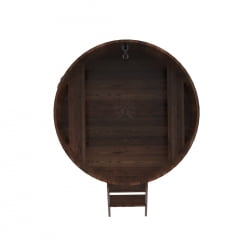 Купель Круглая Bentwood из морёной лиственницы Премиум 1,50 х 1,50 х 1,1 м