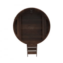 Купель Круглая Bentwood из морёной лиственницы Премиум 1,50 х 1,50 х 1,2 м