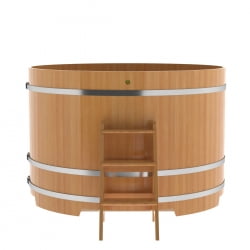 Купель Круглая Bentwood из натуральной лиственницы Премиум 1,80 х 1,80 х 1,2 м