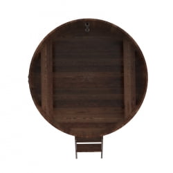 Купель Круглая Bentwood из морёной лиственницы Премиум 1,80 х 1,80 х 1,0 м