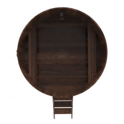 Купель Круглая Bentwood из морёной лиственницы Премиум 1,80 х 1,80 х 1,4 м