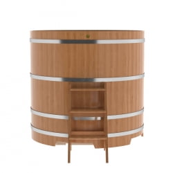 Купель Круглая Bentwood из натурального дуба 1,50 х 1,50 х 1,4 м