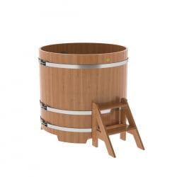 Купель Круглая Bentwood из натурального дуба 1,17 х 1,17 х 1,1 м
