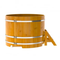 Купель Круглая Bentwood из натуральной лиственницы Рустик 1,50 х 1,50 х 1,1 м