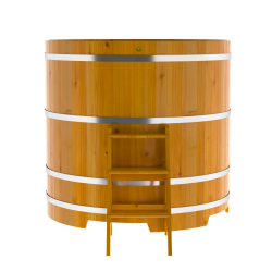 Купель Круглая Bentwood из натуральной лиственницы Рустик 1,50 х 1,50 х 1,4 м