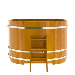 Купель Круглая Bentwood из натуральной лиственницы Рустик 1,80 х 1,80 х 1,2 м
