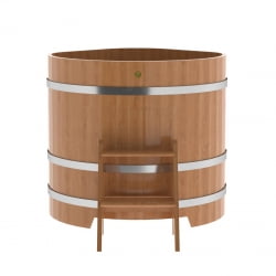 Купель угловая Bentwood из натурального дуба 1,03х1,03 Высота 1,0 м