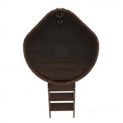 Купель угловая Bentwood из мореного дуба 1,03х1,03 Высота 1,4 м