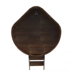 Купель угловая Bentwood из сращенных ламелей мореной лиственницы 1,19х1,19 Высота 1,0 м