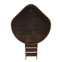 Купель угловая Bentwood из сращенных ламелей мореной лиственницы 1,19х1,19 Высота 1,2 м