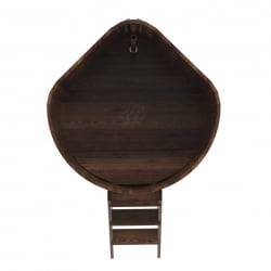 Купель угловая Bentwood из мореной лиственницы Премиум 1,19х1,19 Высота 1,2 м
