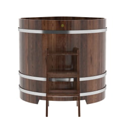 Купель угловая Bentwood из мореной лиственницы Премиум 1,19х1,19 Высота 1,2 м