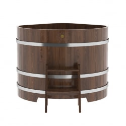 Купель угловая Bentwood из мореного дуба 1,19х1,19 Высота 1,0 м