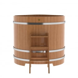 Купель угловая Bentwood из натурального дуба 1,19х1,19 Высота 1,2 м